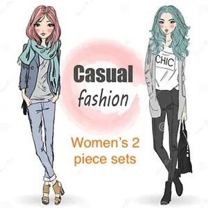 Women's Casual Fashion 2-Piece Set